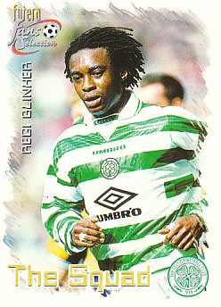 Regi Blinker Celtic Glasgow 1999 Futera Fans' Selection #17